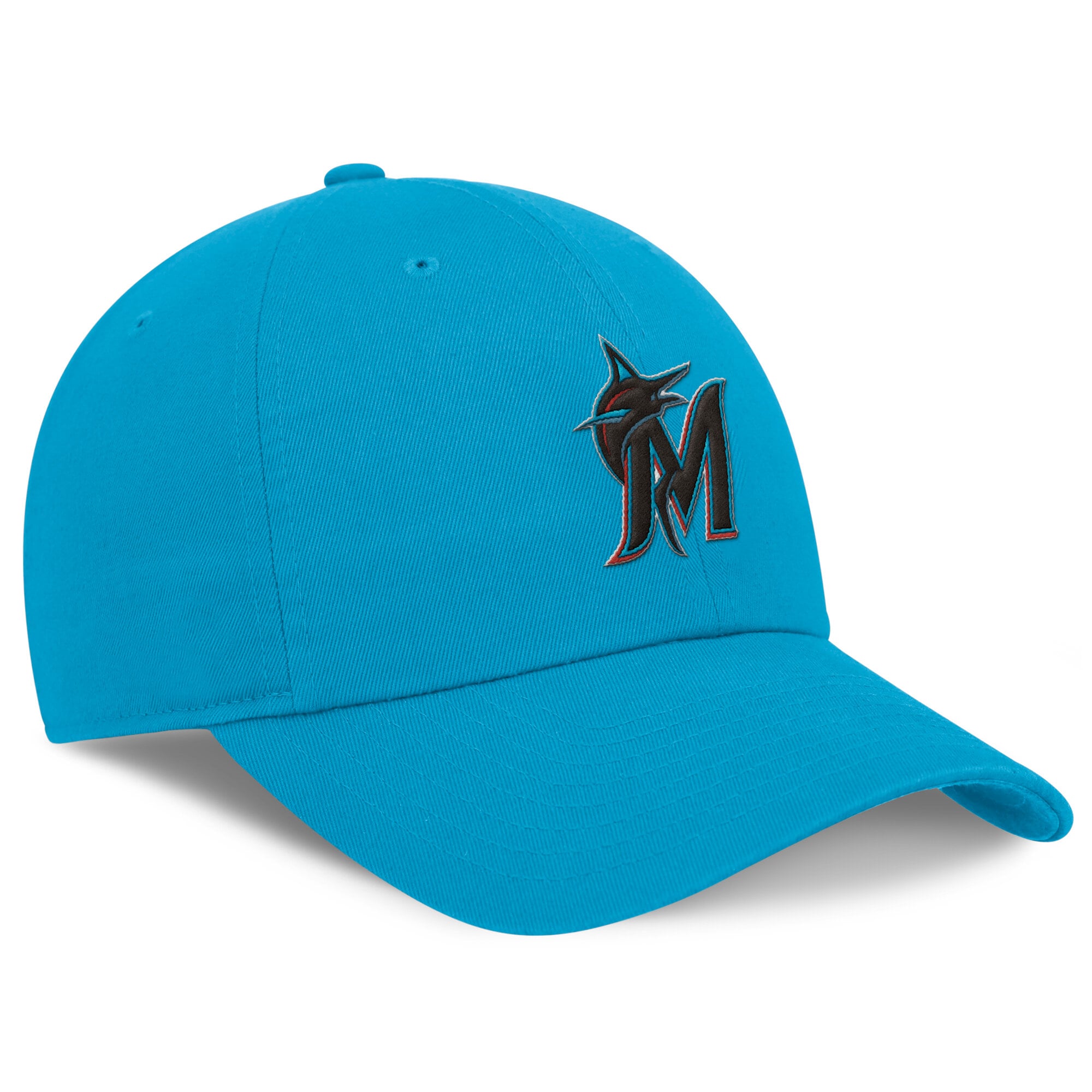 Men's Nike Blue Miami Marlins Club Adjustable Hat