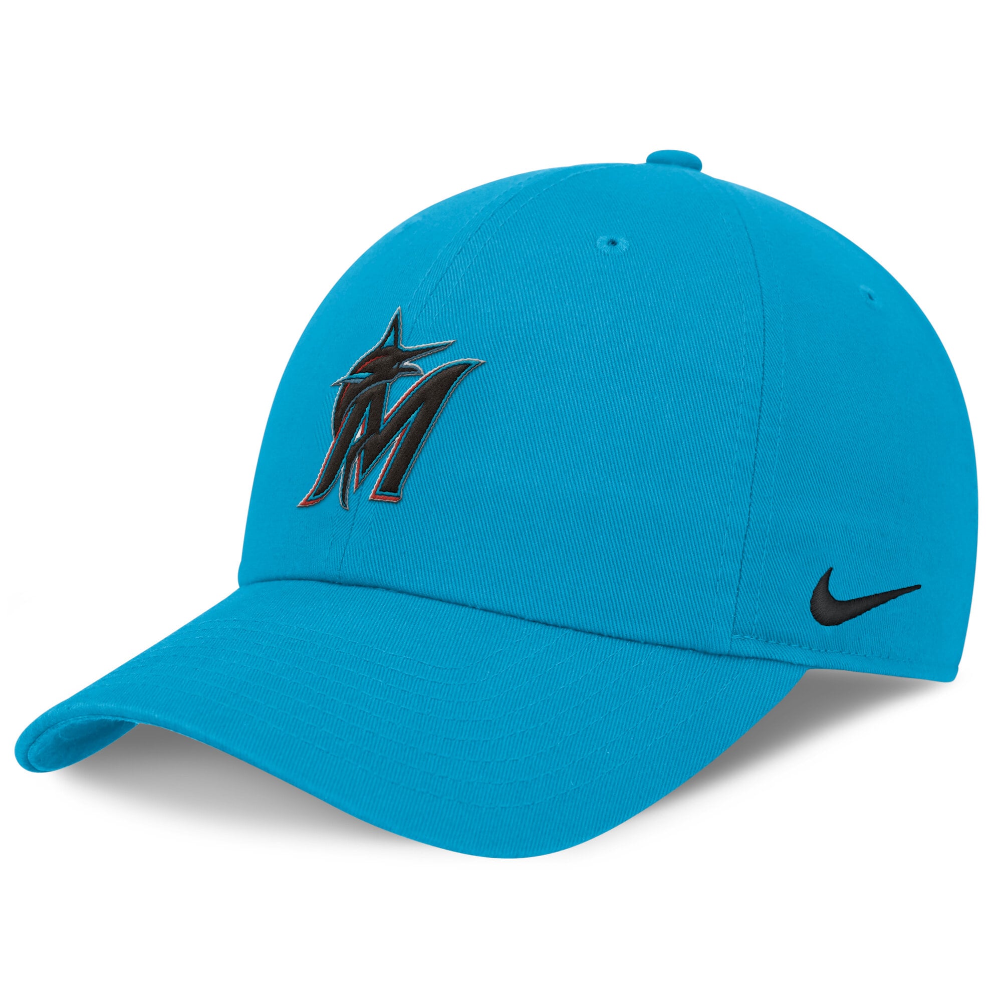 Men's Nike Blue Miami Marlins Club Adjustable Hat