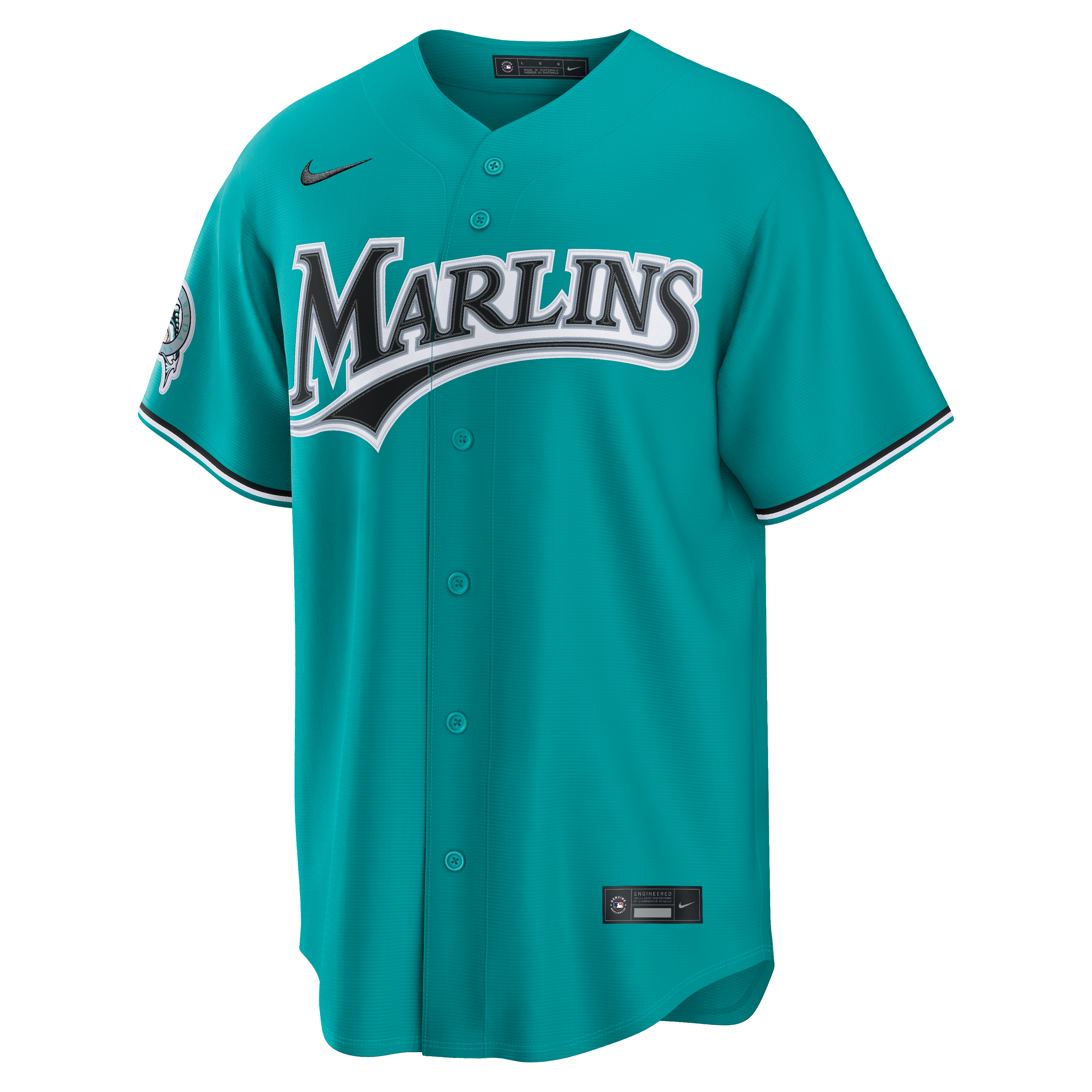 Maillot alternatif Nike Kyle Stowers bleu sarcelle des Miami Marlins pour homme