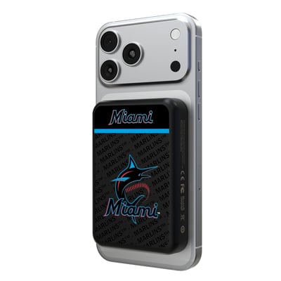 Miami Marlins Endzone Plus Wireless Power Bank