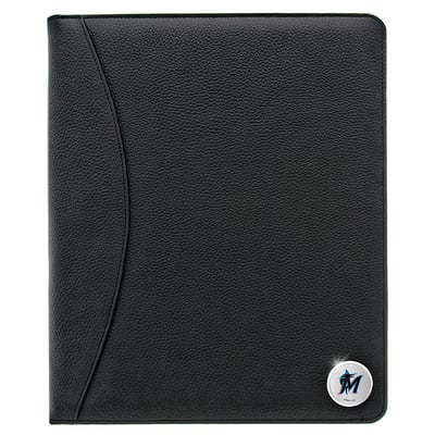 Miami Marlins Leather Portfolio