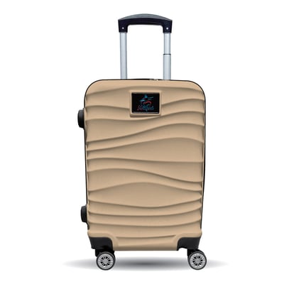 Miami Marlins MOJO Tan Color Blitz Carry-On Hardcase Spinner Luggage
