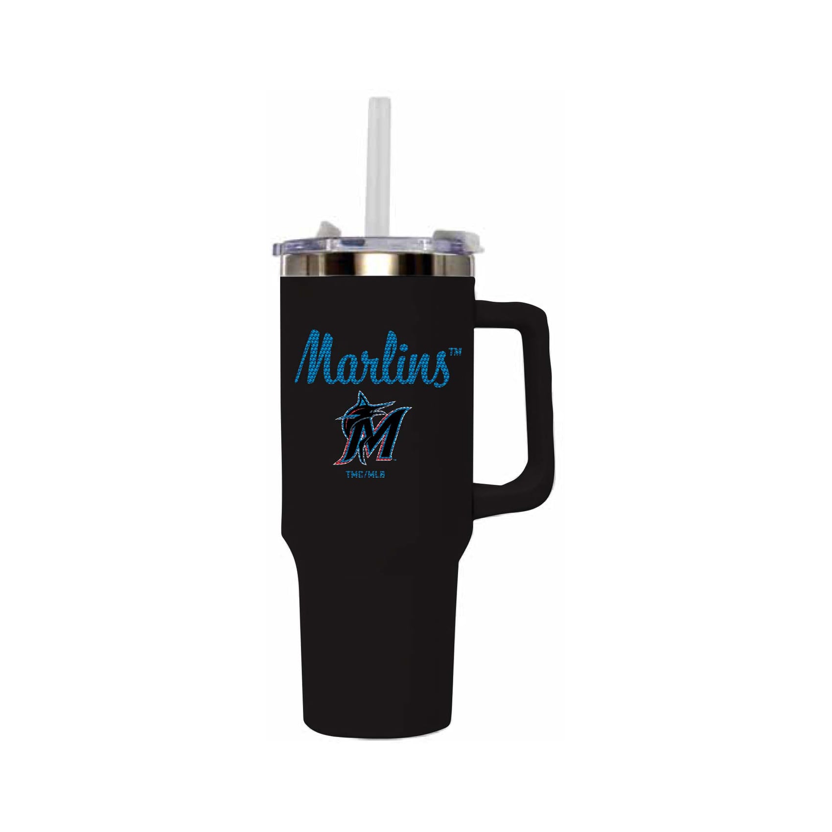 Gobelet isotherme The Memory Company Miami Marlins Sport Bling de 1,2 L