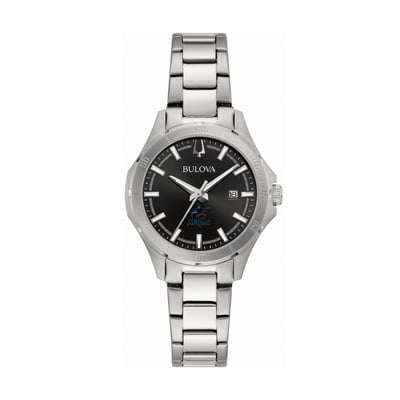 Miami Marlins Bulova Women's Stainless Steel Classic Sport Watch