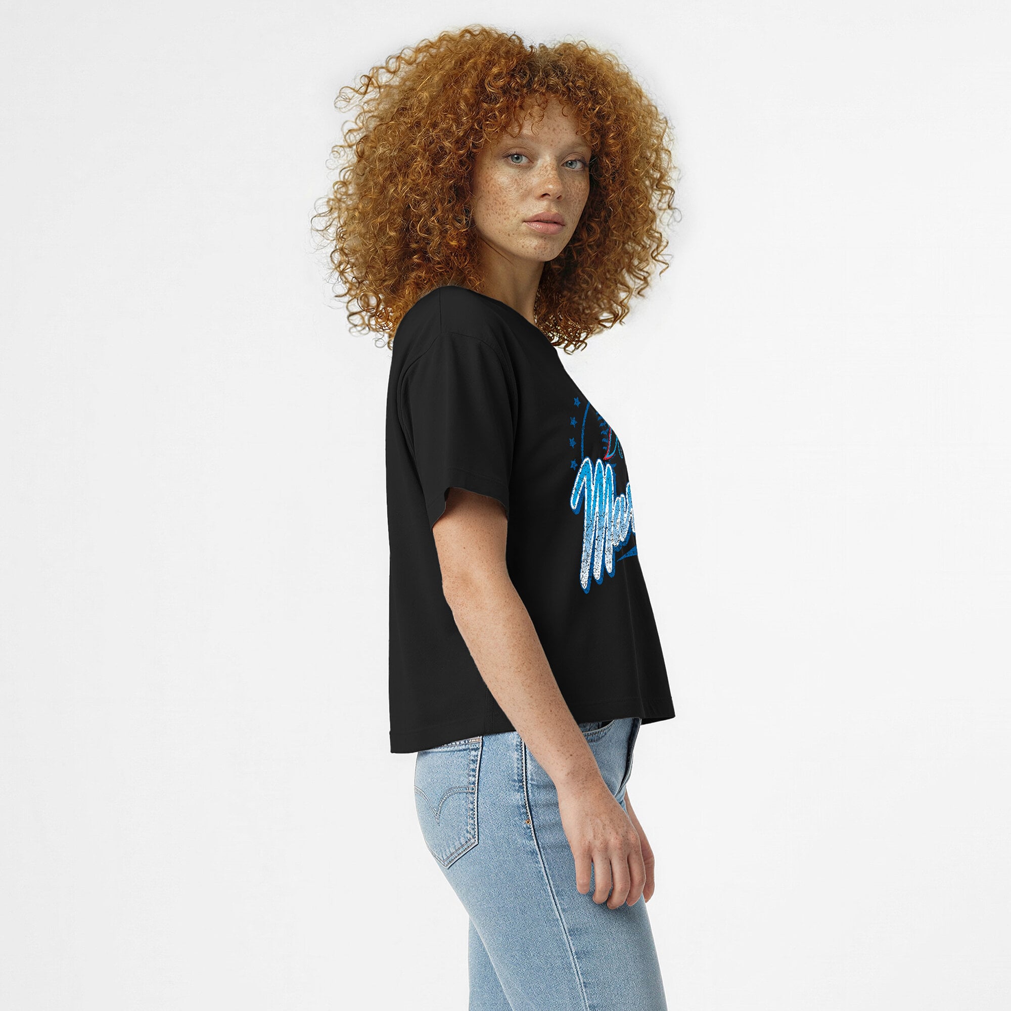 Women's Champion Black Miami Marlins All-Star T-Shirt