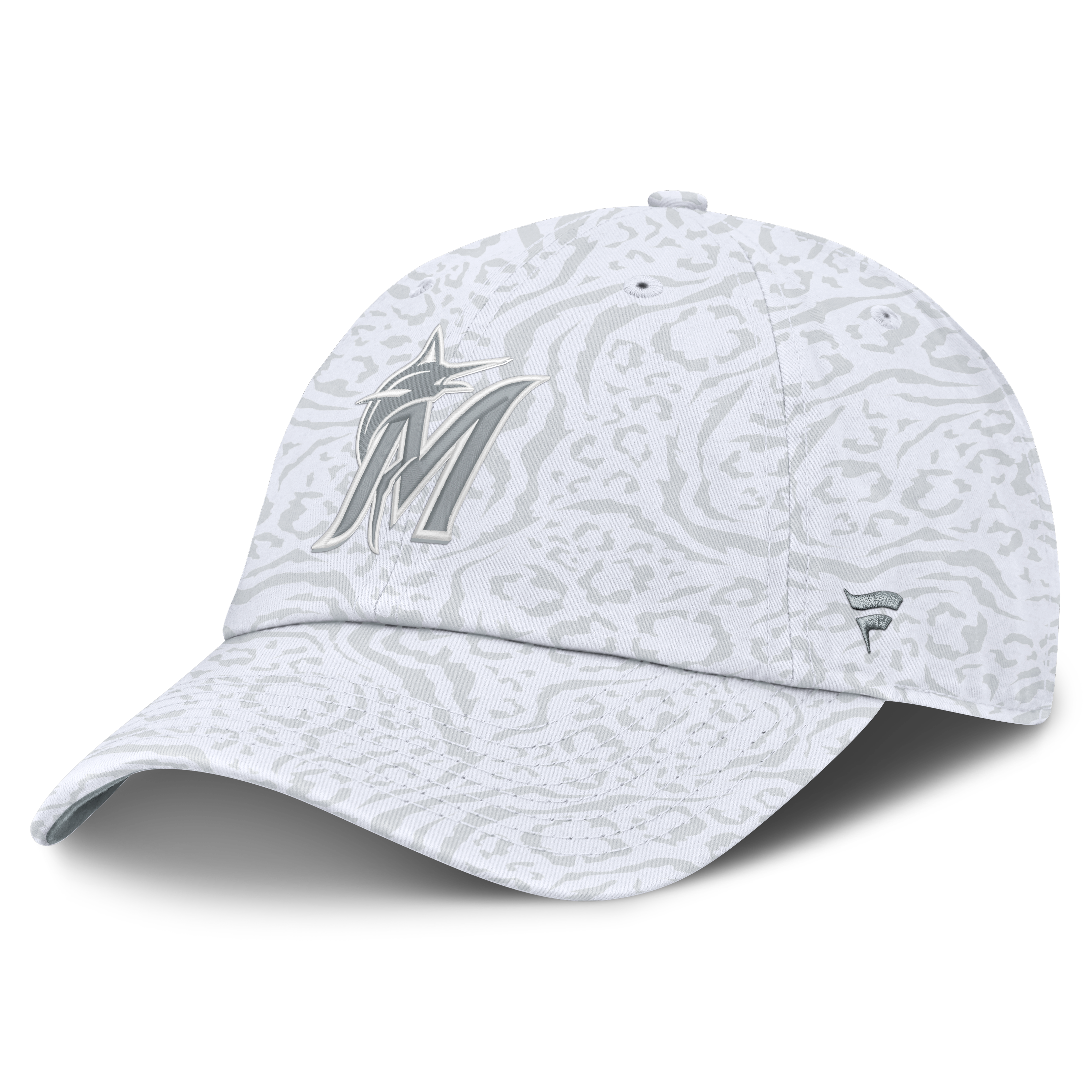 Women's Fanatics  White Miami Marlins Umbra Adjustable Hat