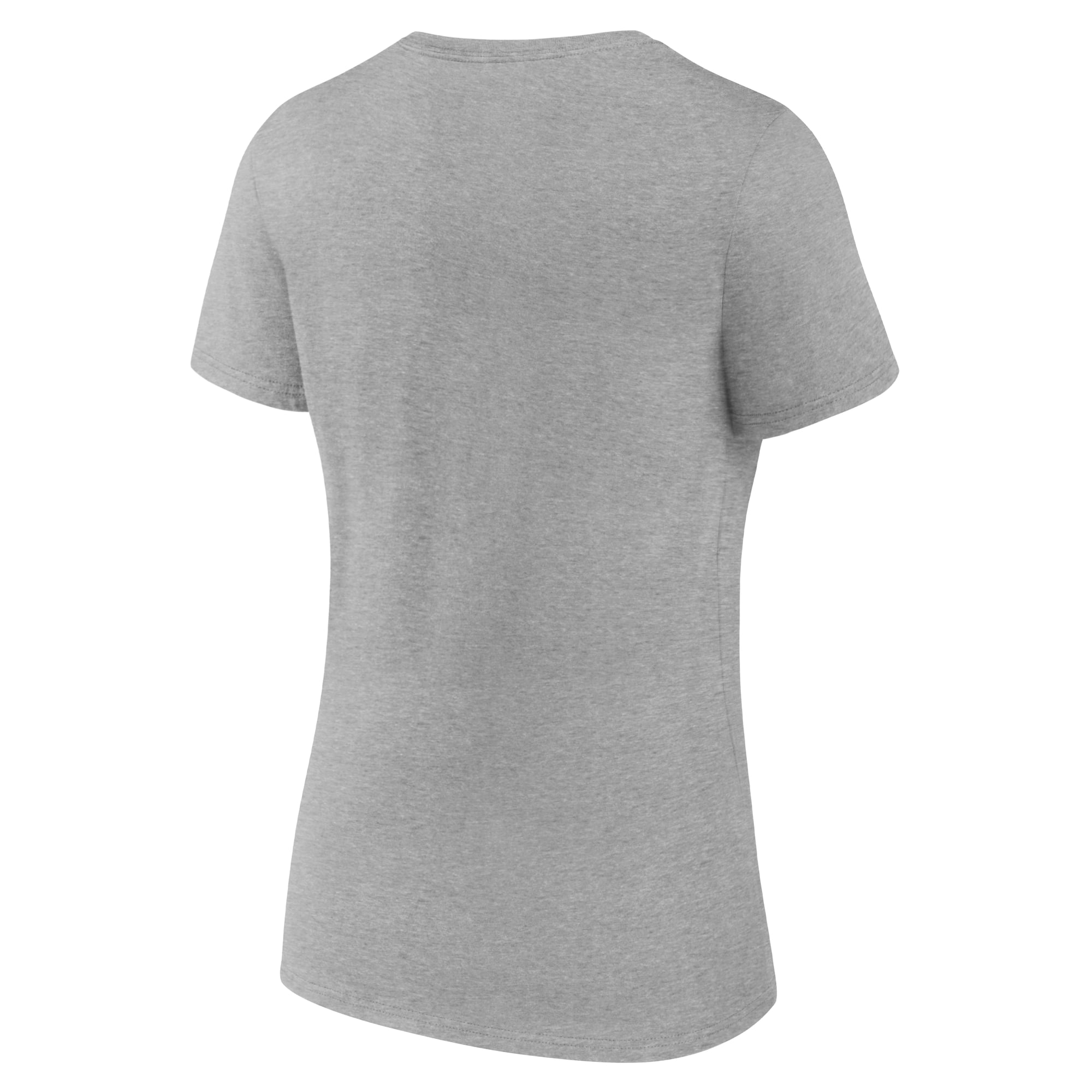 Women's Logo Athletic  Gray Miami Marlins Official V-Neck T-Shirt