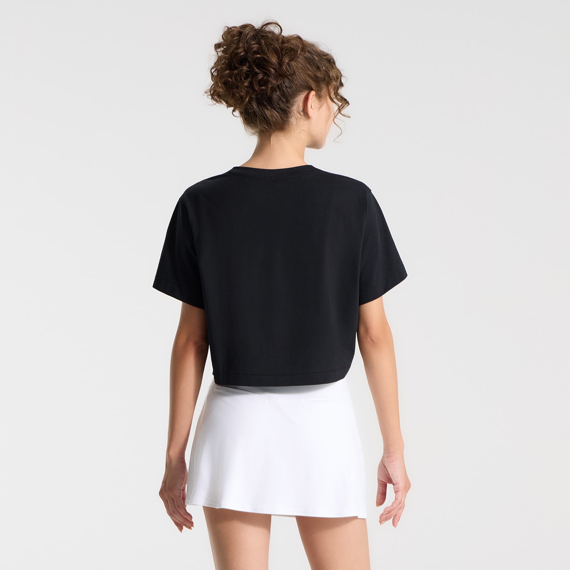 T-shirt court en coton biologique noir Miami Marlins All Yours pour femme de lululemon