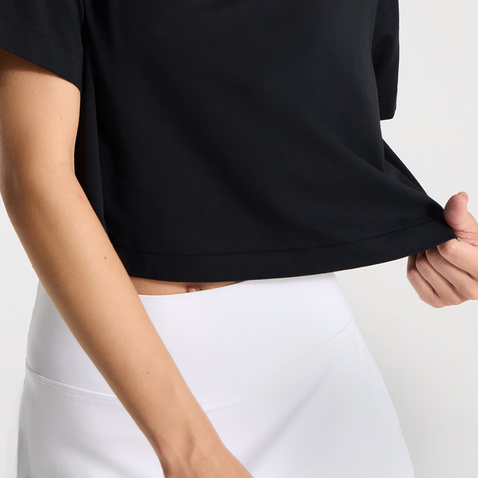 T-shirt court en coton biologique noir Miami Marlins All Yours pour femme de lululemon