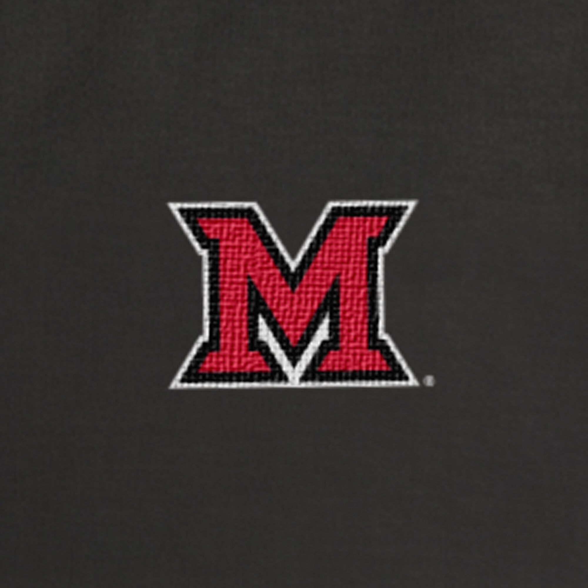 Men's Champion Black Miami University RedHawks Quarter-Zip Fleece Pullover