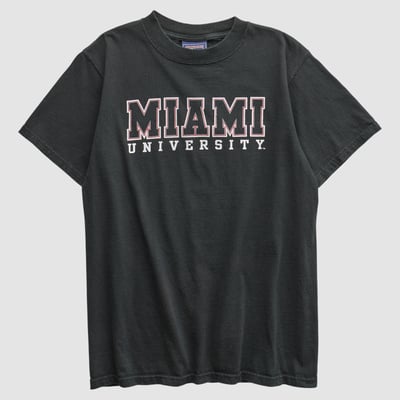 Miami University RedHawks Jansport 2000s T-shirt - Black - S by Fanatics Real Vintage