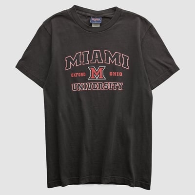 Miami University RedHawks Jansport 2000s T-shirt - Black - XS by Fanatics Real Vintage