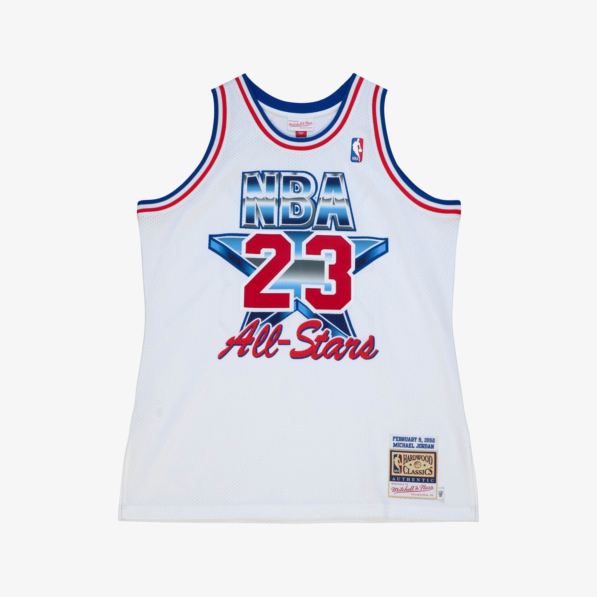 Michael Jordan 1992 NBA All-Star Game White Authentic Jersey