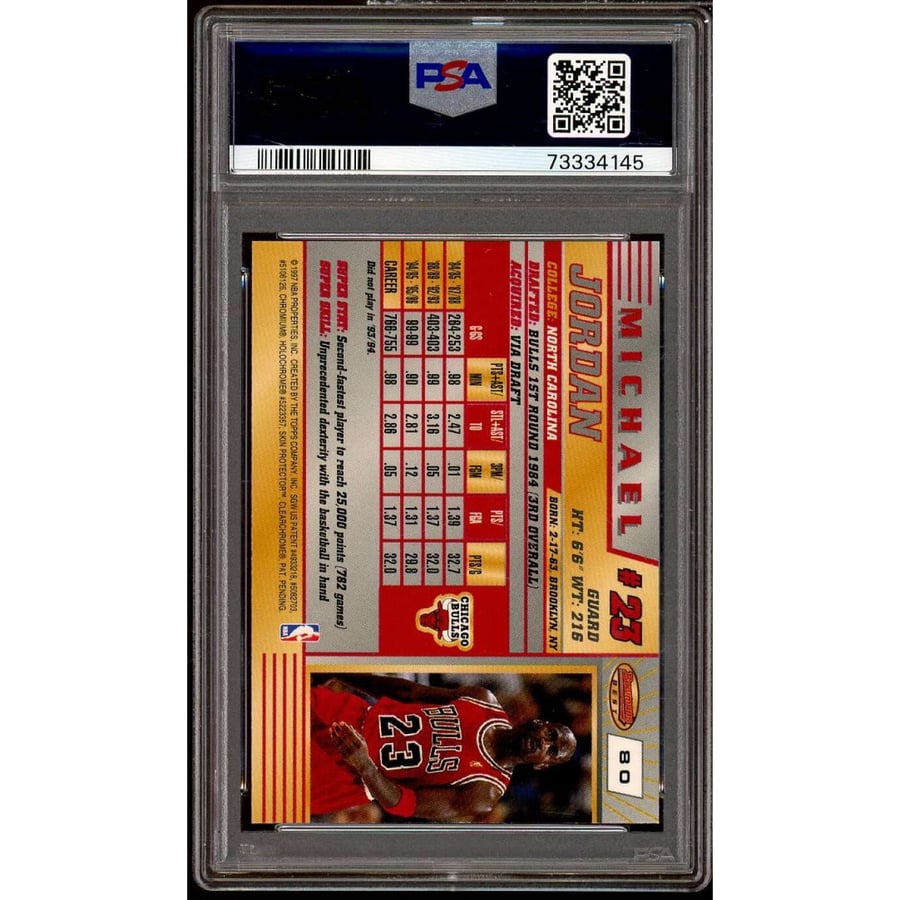 Michael Jordan Card 1996-97 Bowman