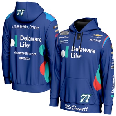 Michael McDowell ProSphere Delaware Life Hoodie - Blue
