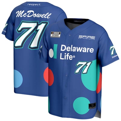 Michael McDowell ProSphere Unisex Delaware Life Baseball Fashion Jersey - Blue