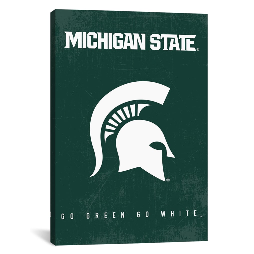 Michigan State Spartans Vinyl Decal – Choose Size (3, 4, 5, 6 Inch) – Green Or White