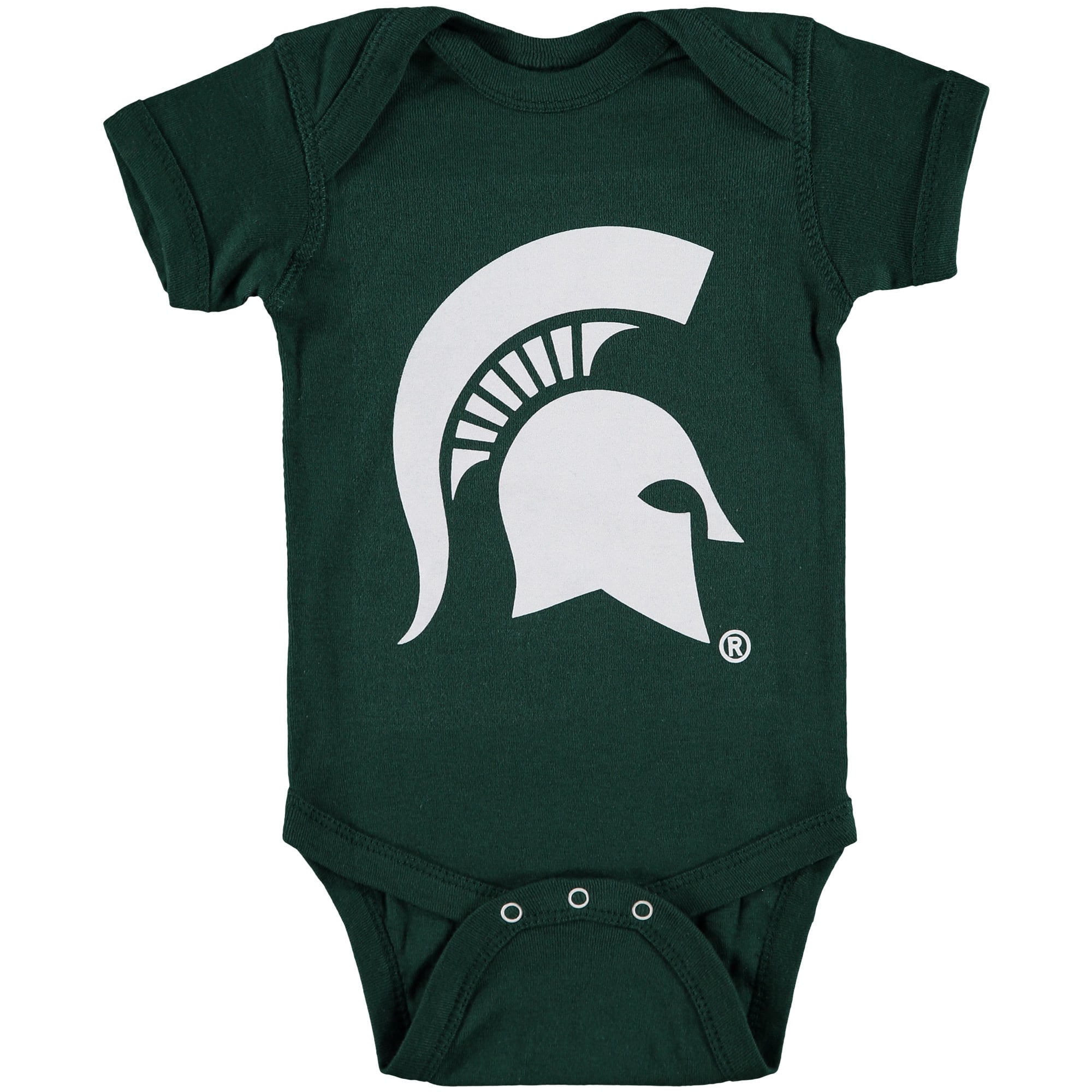 Body bébé vert à grand logo Michigan State Spartans Two Feet Ahead