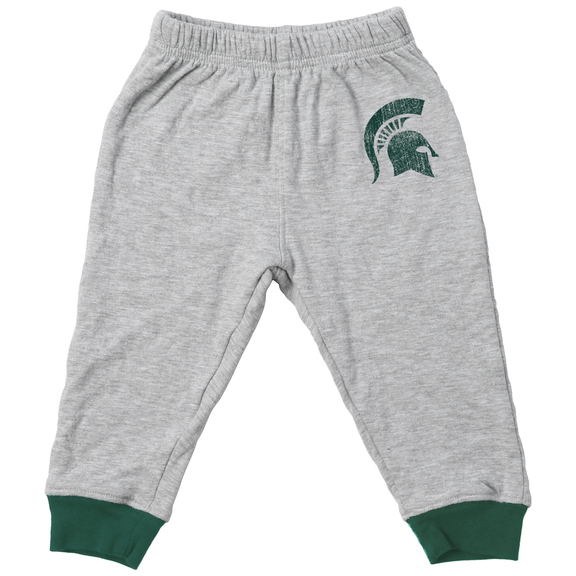 Infant Wes & Willy Heather Gray Michigan State Spartans Jie Hopper Set