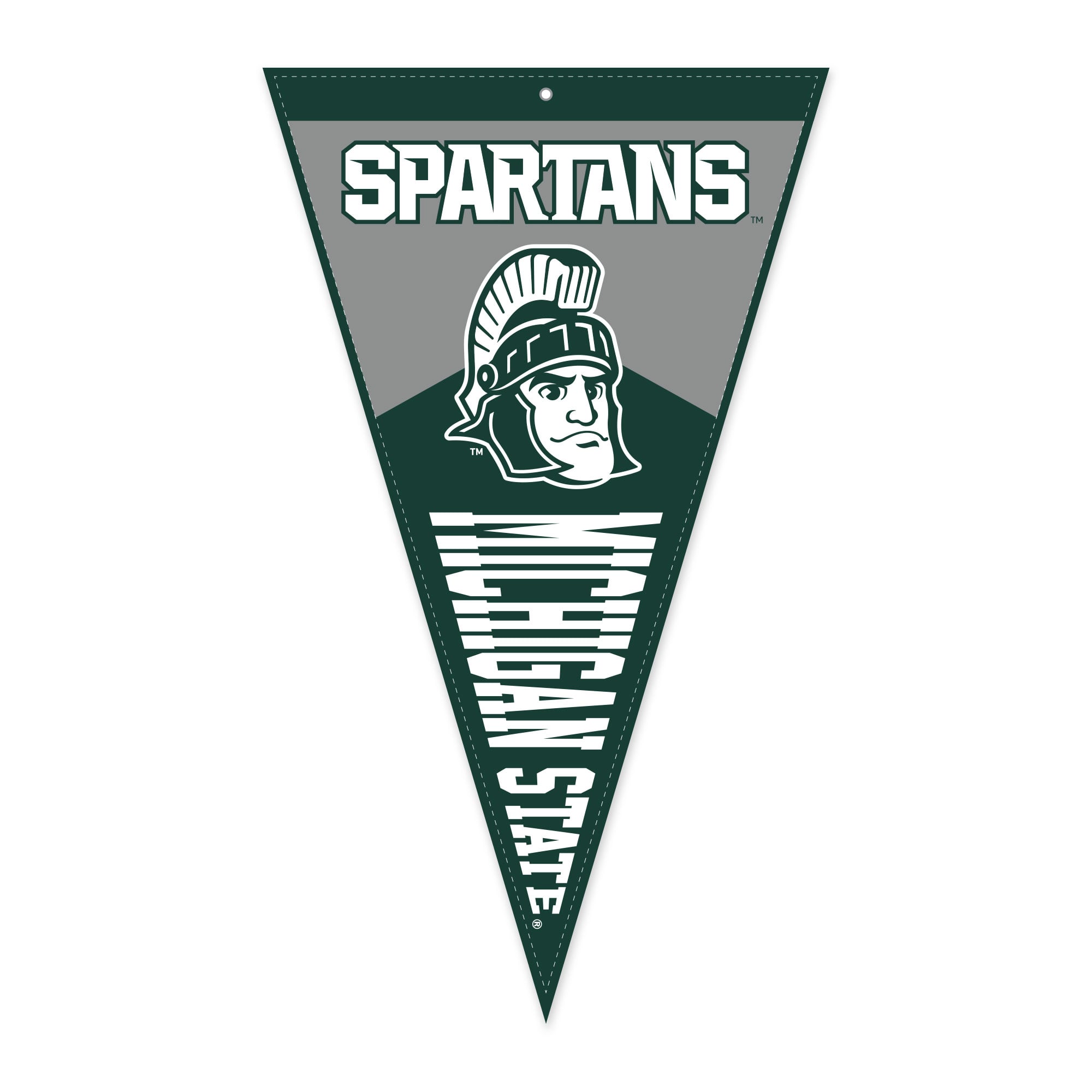 Jardine Michigan State Spartans 16" x 27" Pennant Shape Golf Towel with Magnetic Clip