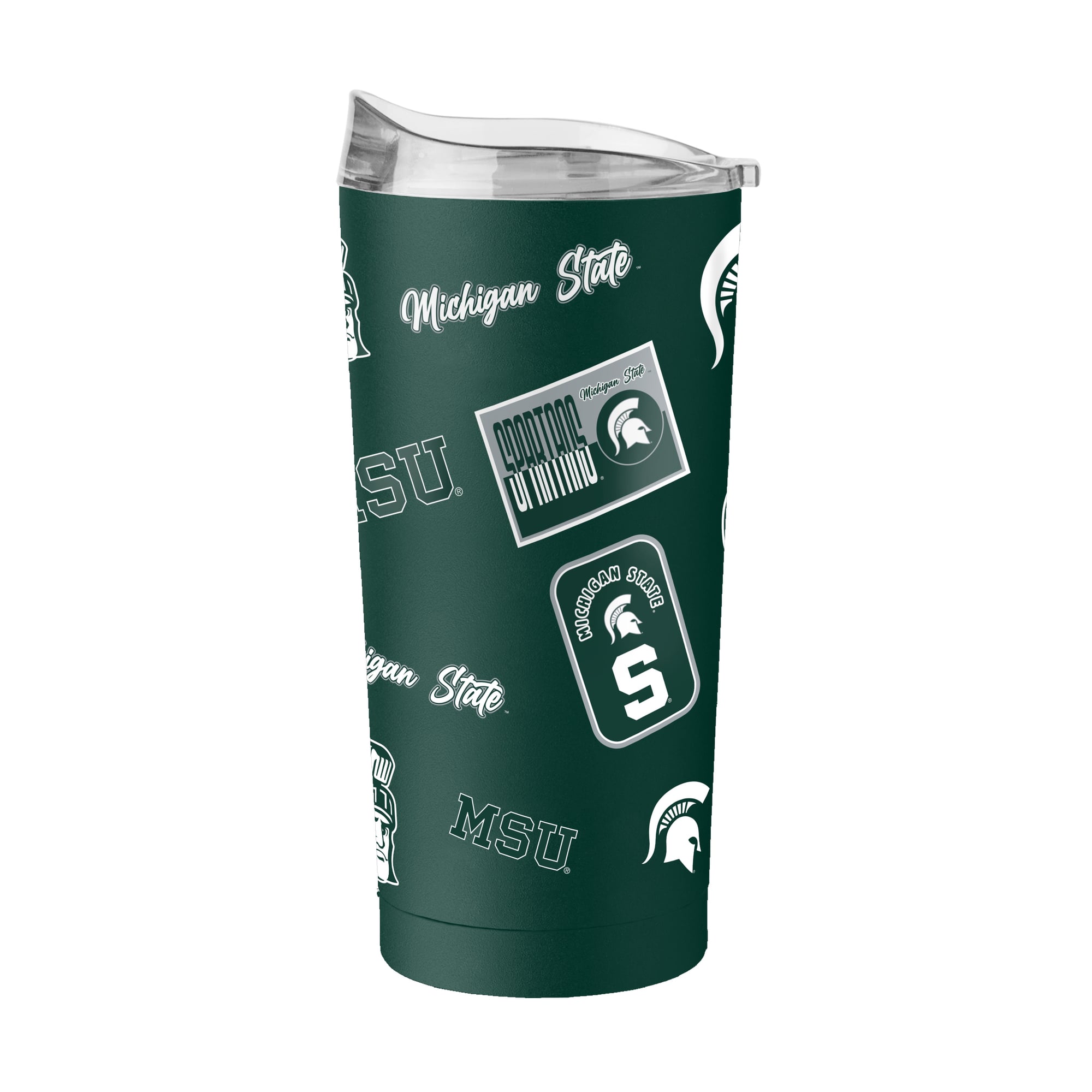 Gobelet isotherme Dreamweave de 59 cl (20 oz) à revêtement en poudre Logo Brands Michigan State Spartans