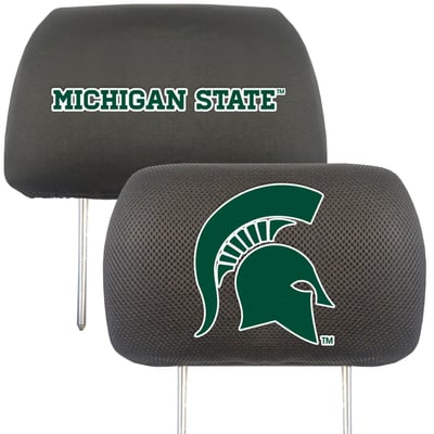 Michigan State Spartans Logo Brands Car Head Rest Cover