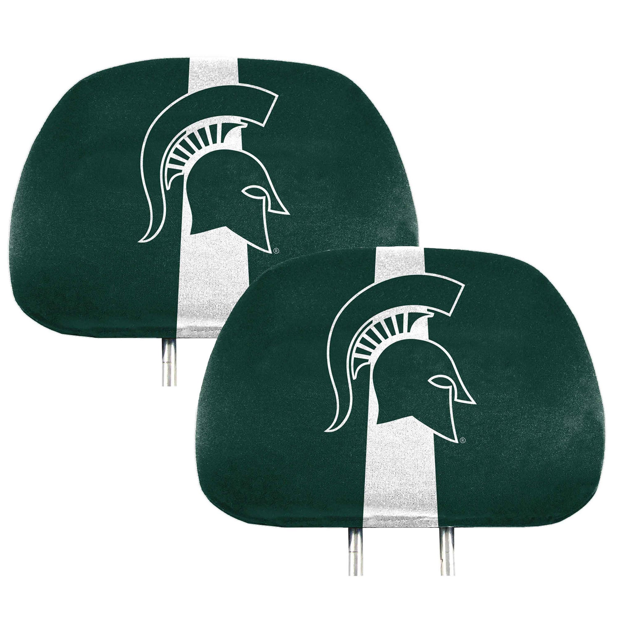 Housses d'appuie-tête imprimées Logo Brands Michigan State Spartans (lot de deux)