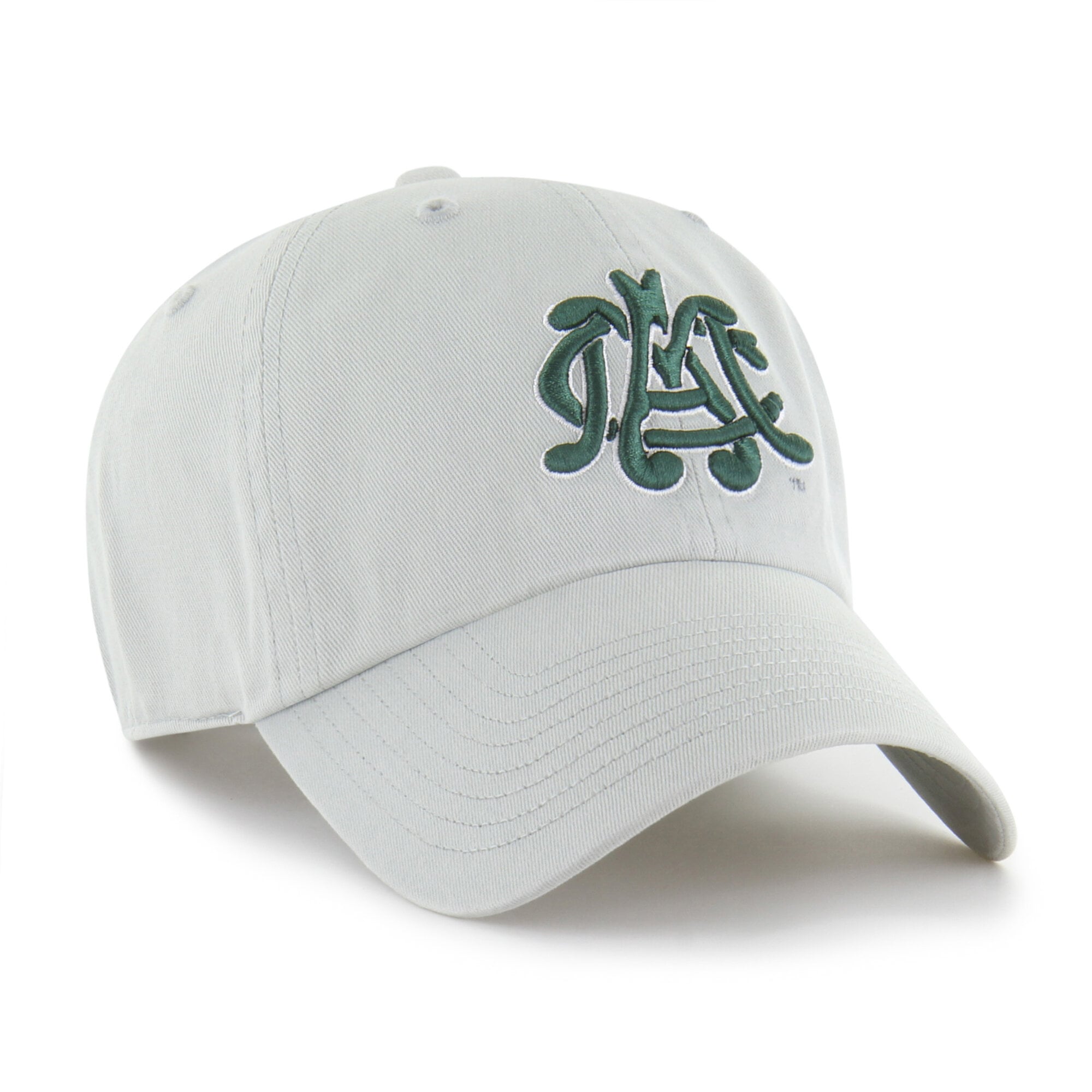 Men's '47 Gray Michigan State Spartans Vault Clean Up Adjustable Hat