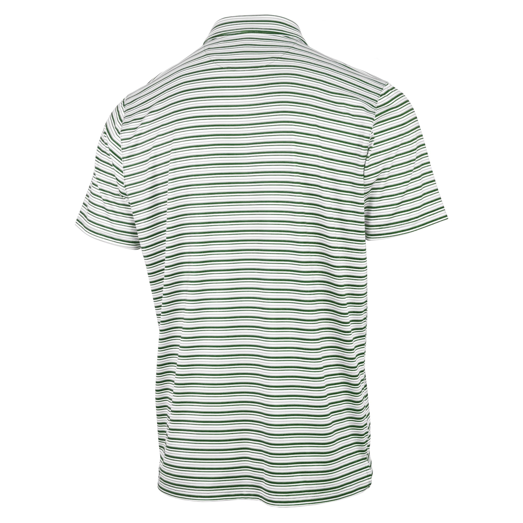 Men's Antigua Green Michigan State Spartans Space Stripe Polo
