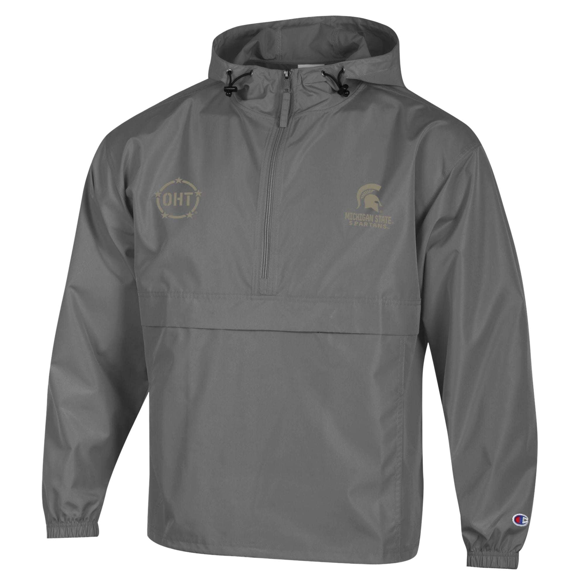Veste pliable Champion Graphite Michigan State Spartans OHT Flag pour homme