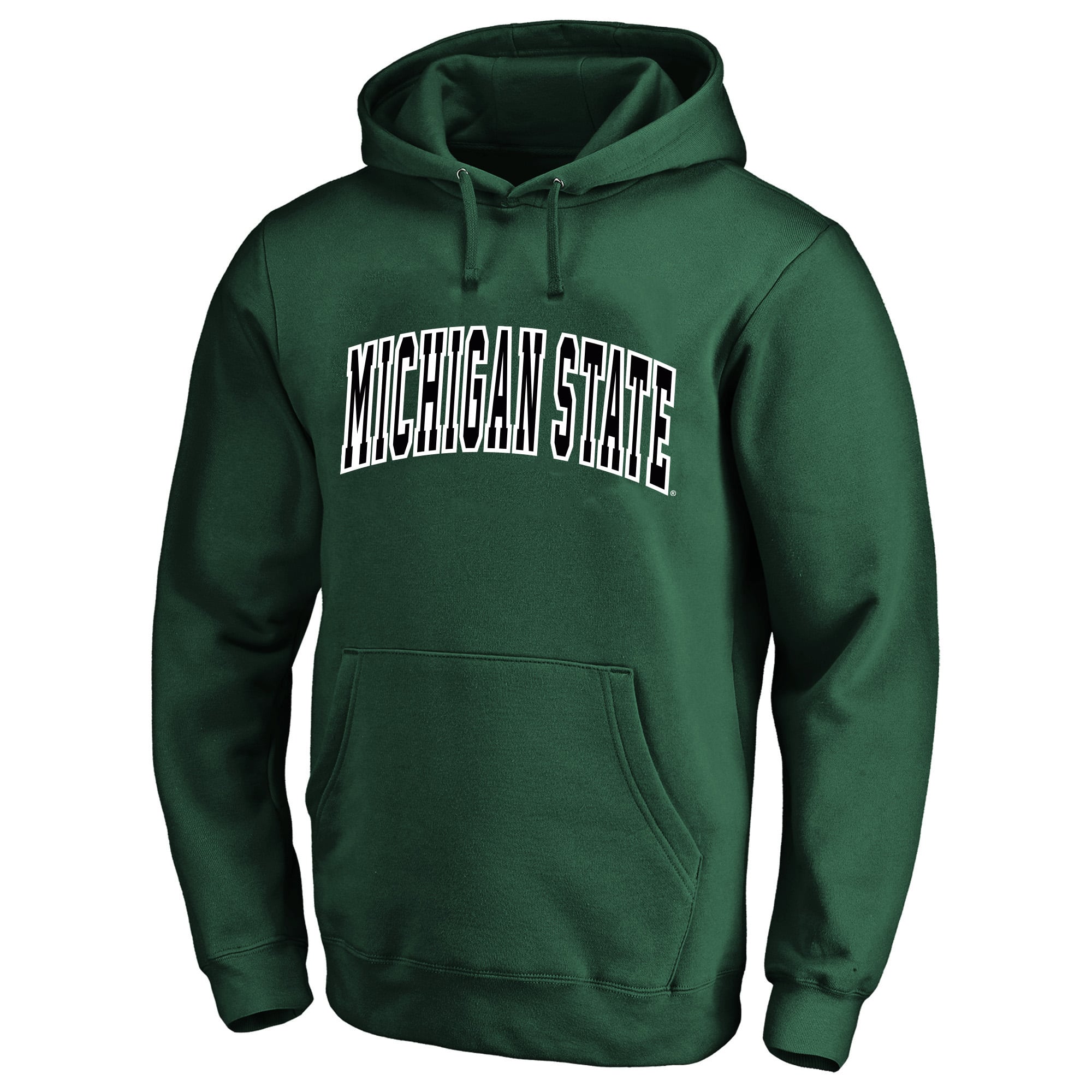 Sweat à capuche Champion vert Michigan State Spartans Arch Over Tackle en sergé grandes tailles pour hommes