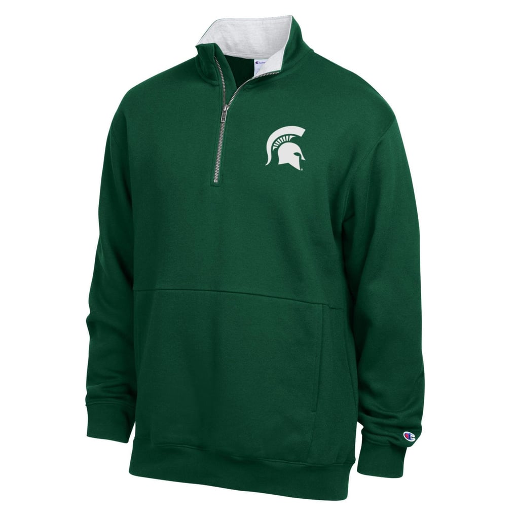 Michigan State Spartans Champion Fleece Quarter-Zip Pullover - Green