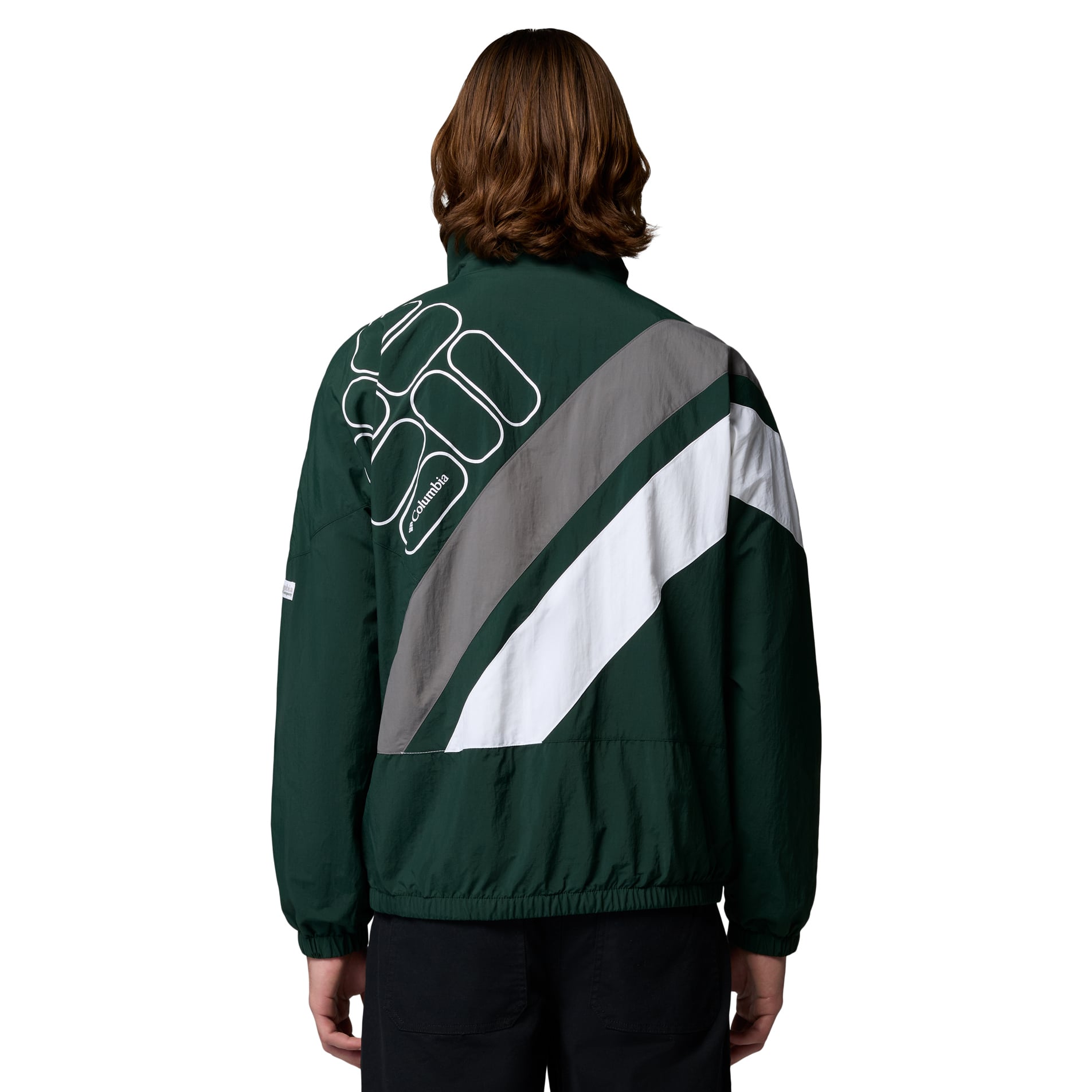 Men's Columbia Green Michigan State Spartans Reventure Full-Zip Windbreaker Omni-Shield Jacket