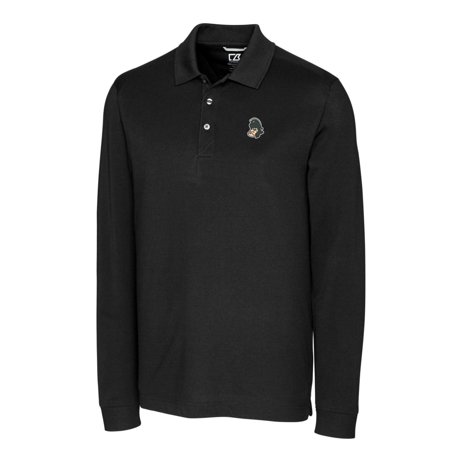 michigan state long sleeve polo