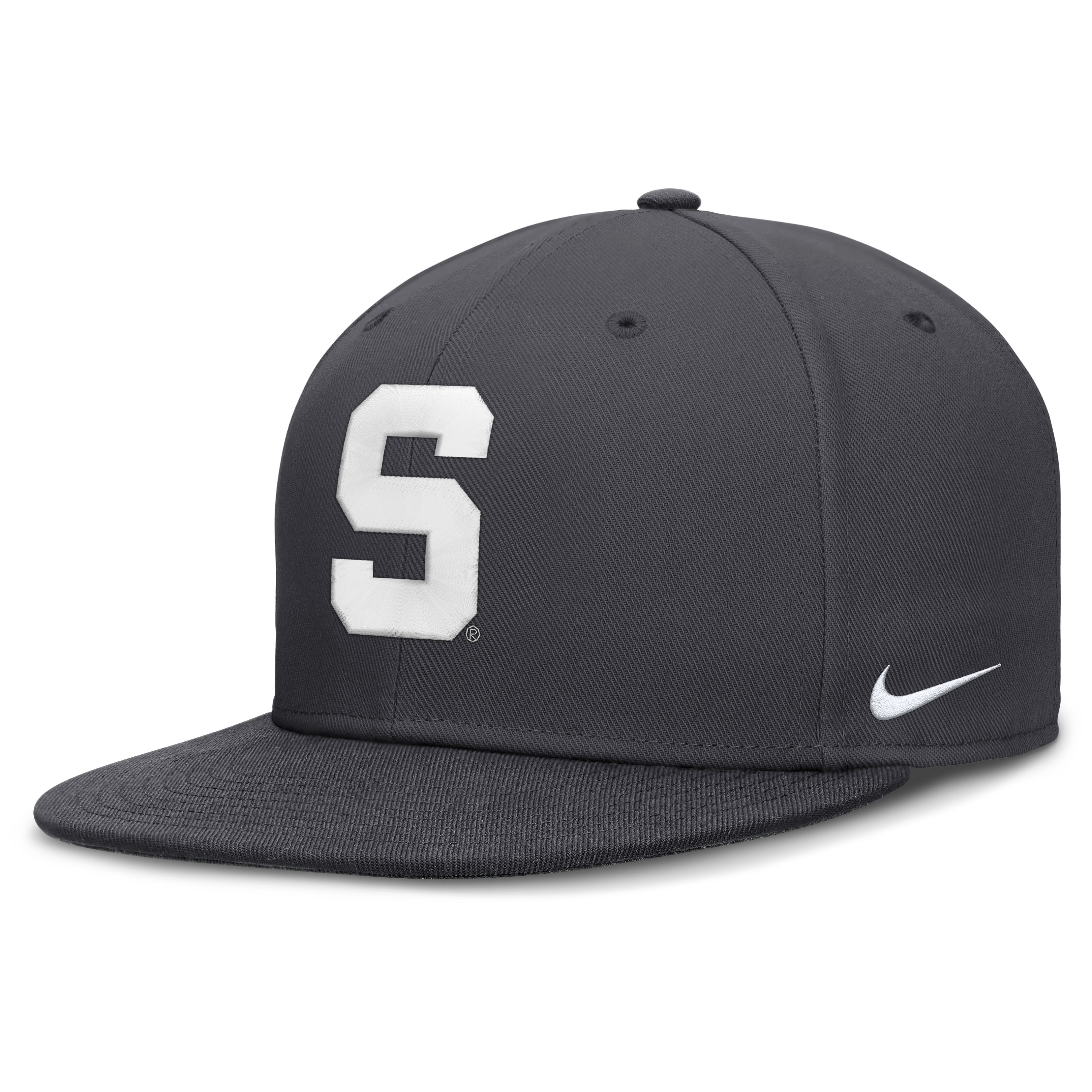 Men's Nike Anthracite Michigan State Spartans Pro Dri-FIT Fitted Hat