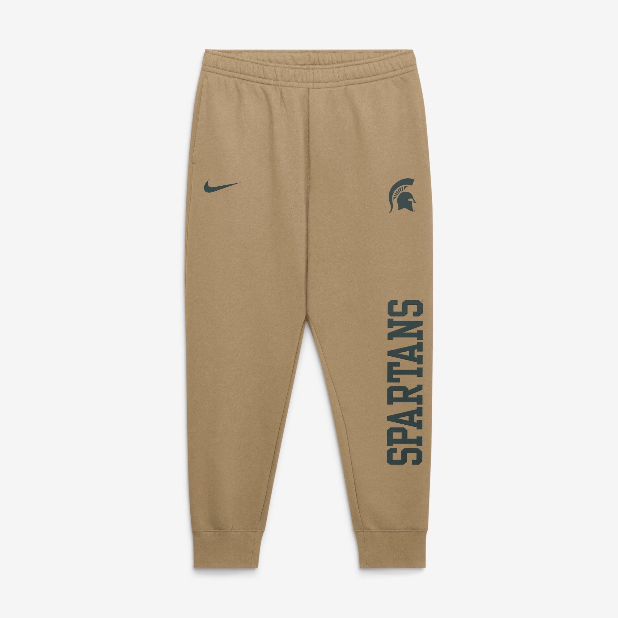 Pantalon de jogging en polaire Nike Primetime Club vert Michigan State Spartans pour homme