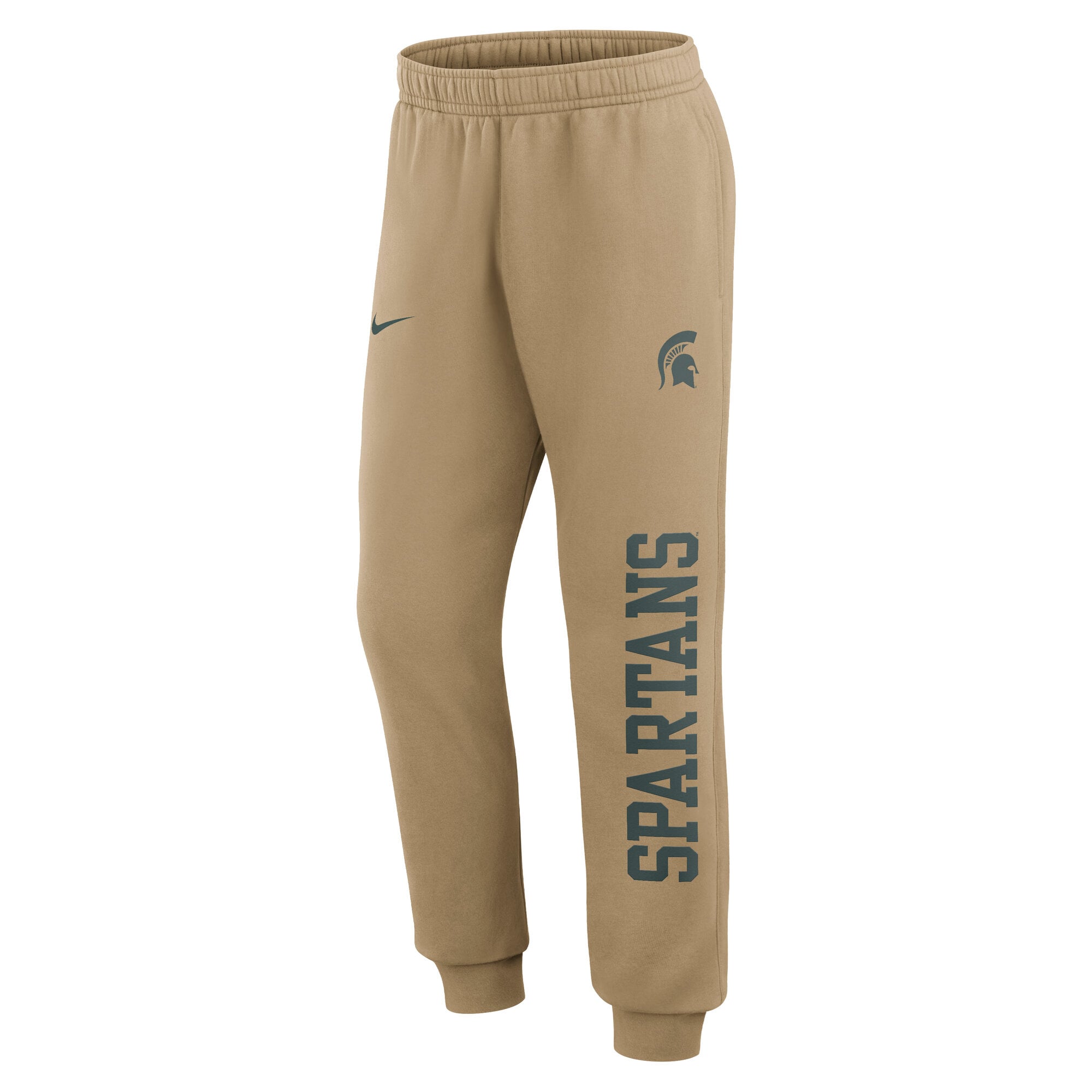 Pantalon de jogging en polaire Nike Primetime Club vert Michigan State Spartans pour homme