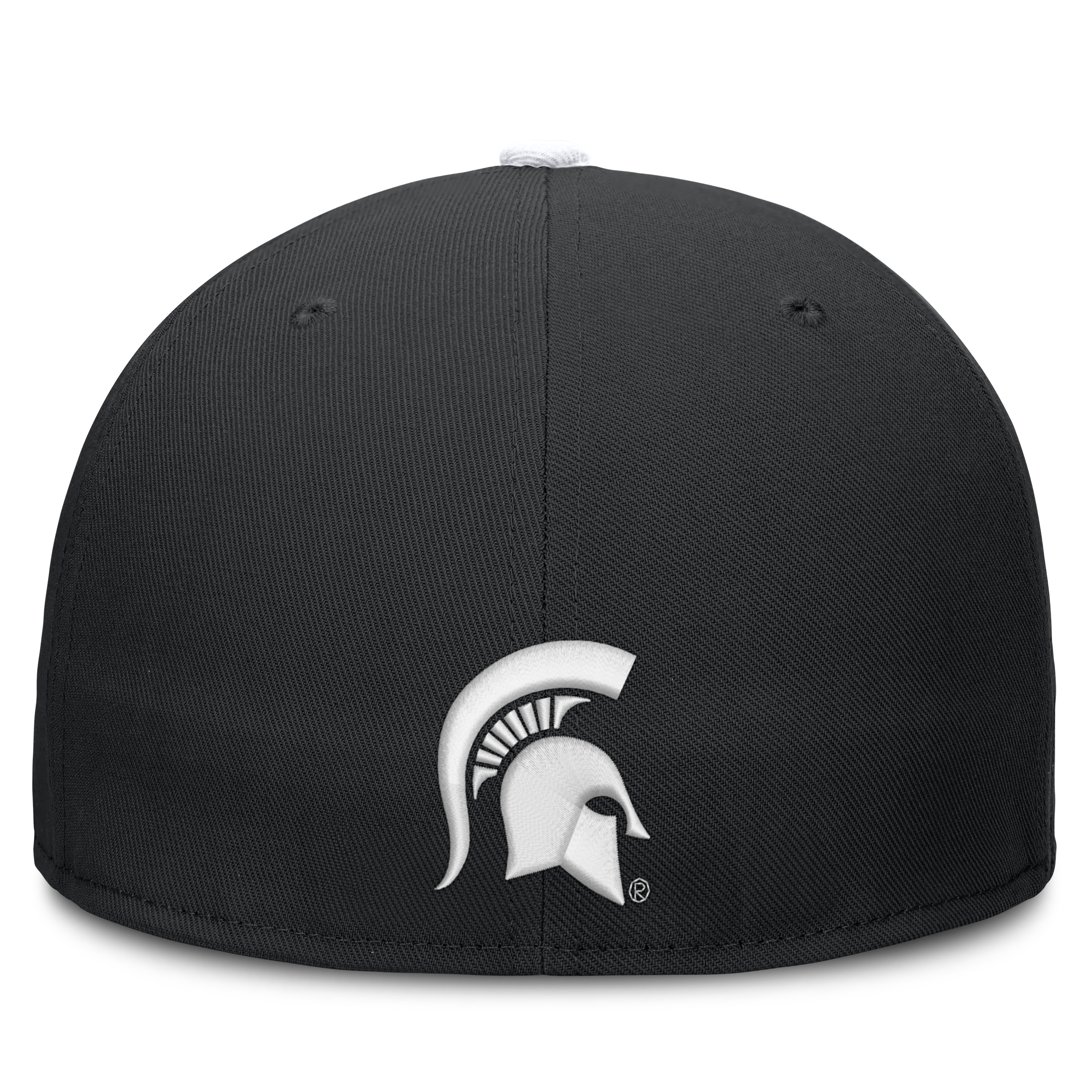 Casquette ajustée Nike Dri-FIT Primetime Script noire pour homme, Michigan State Spartans