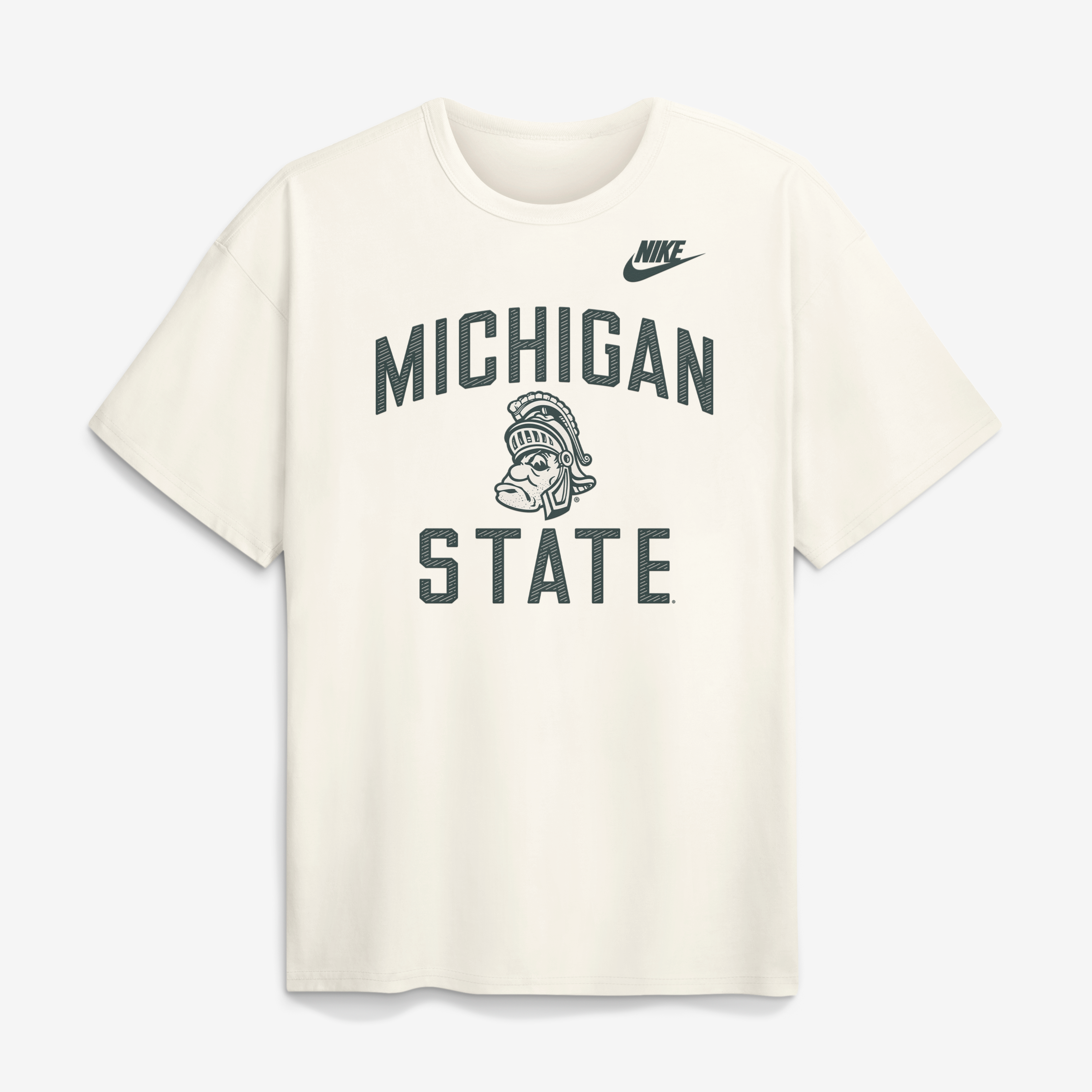 T-shirt Nike crème Michigan State Spartans Legacy Max90 pour homme