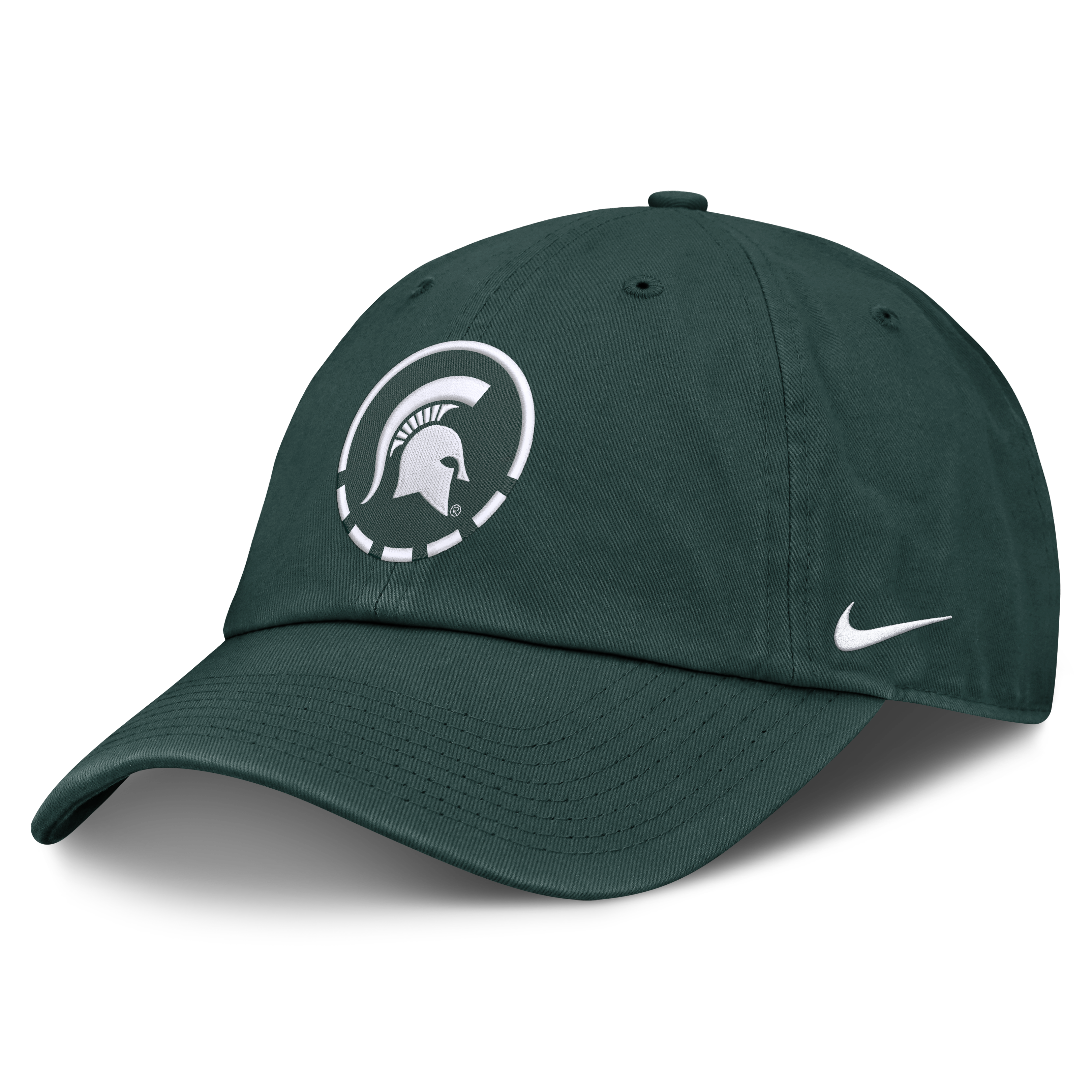 Casquette ajustable Nike vert forêt Michigan State Spartans Primetime Basketball Club pour homme
