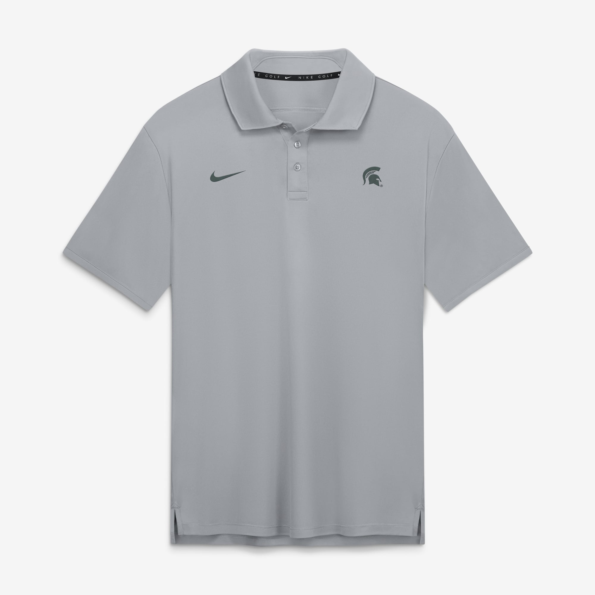 Men's Nike Gray Michigan State Spartans Par Dri-FIT Polo