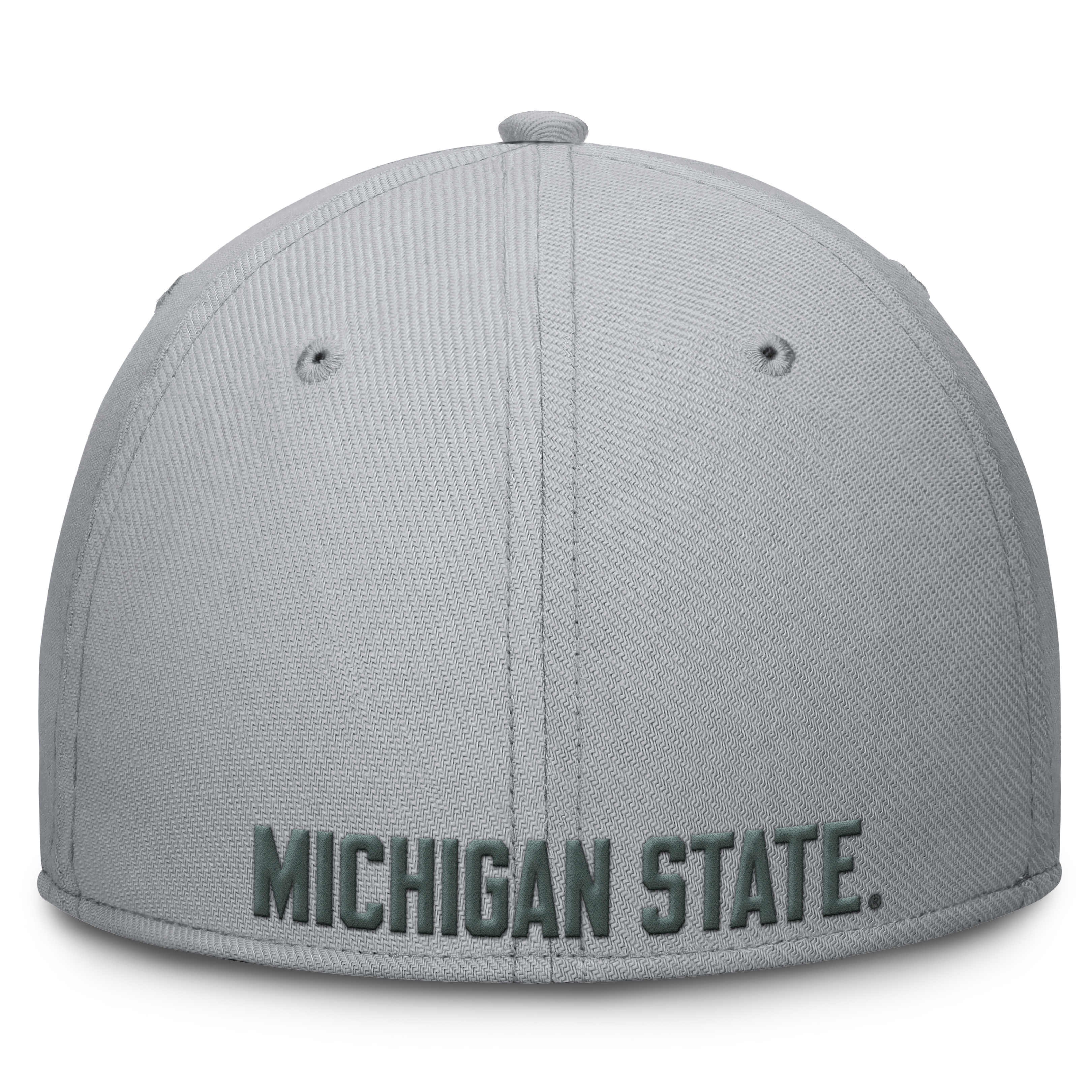 Men's Nike Gray Michigan State Spartans Rise SwooshFlex Dri-FIT Hat