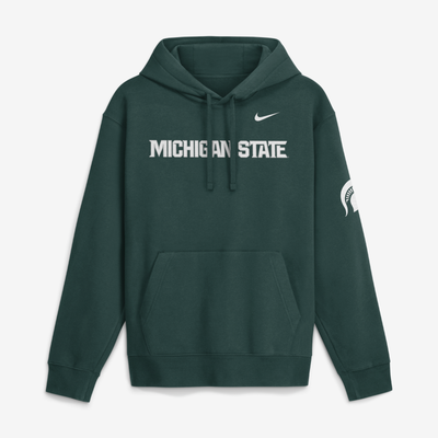  Michigan State Spartans Nike 2026 Sideline Club Fleece Hoodie - Green