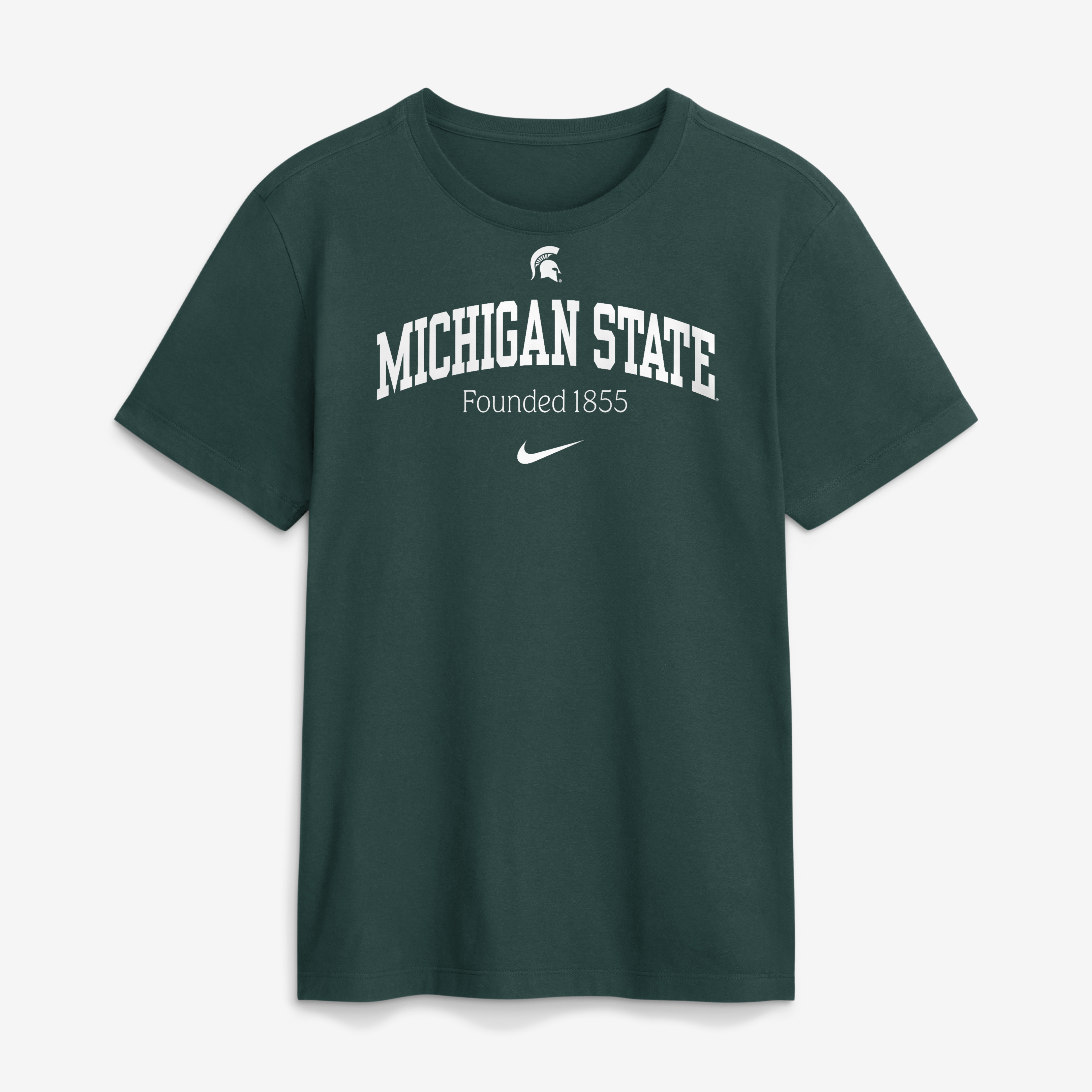 Men's Nike Green Michigan State Spartans Academic Arch T-Shirt