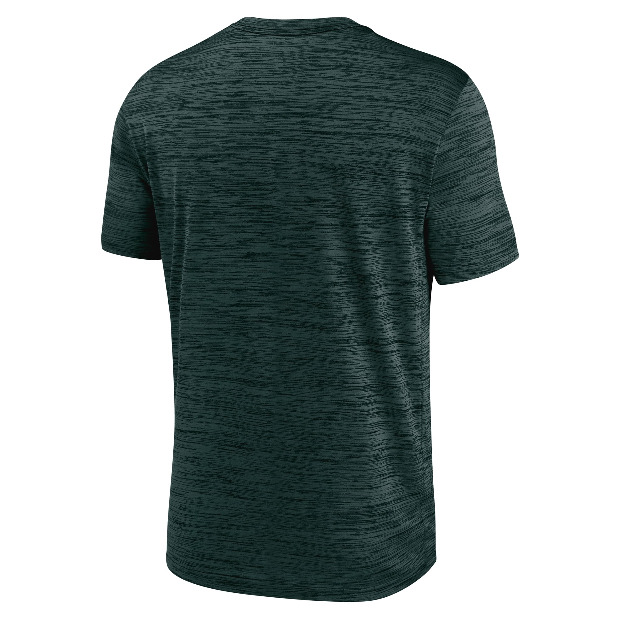 T-shirt Nike vert Michigan State Spartans Campus Center Stack Velocity Performance pour homme