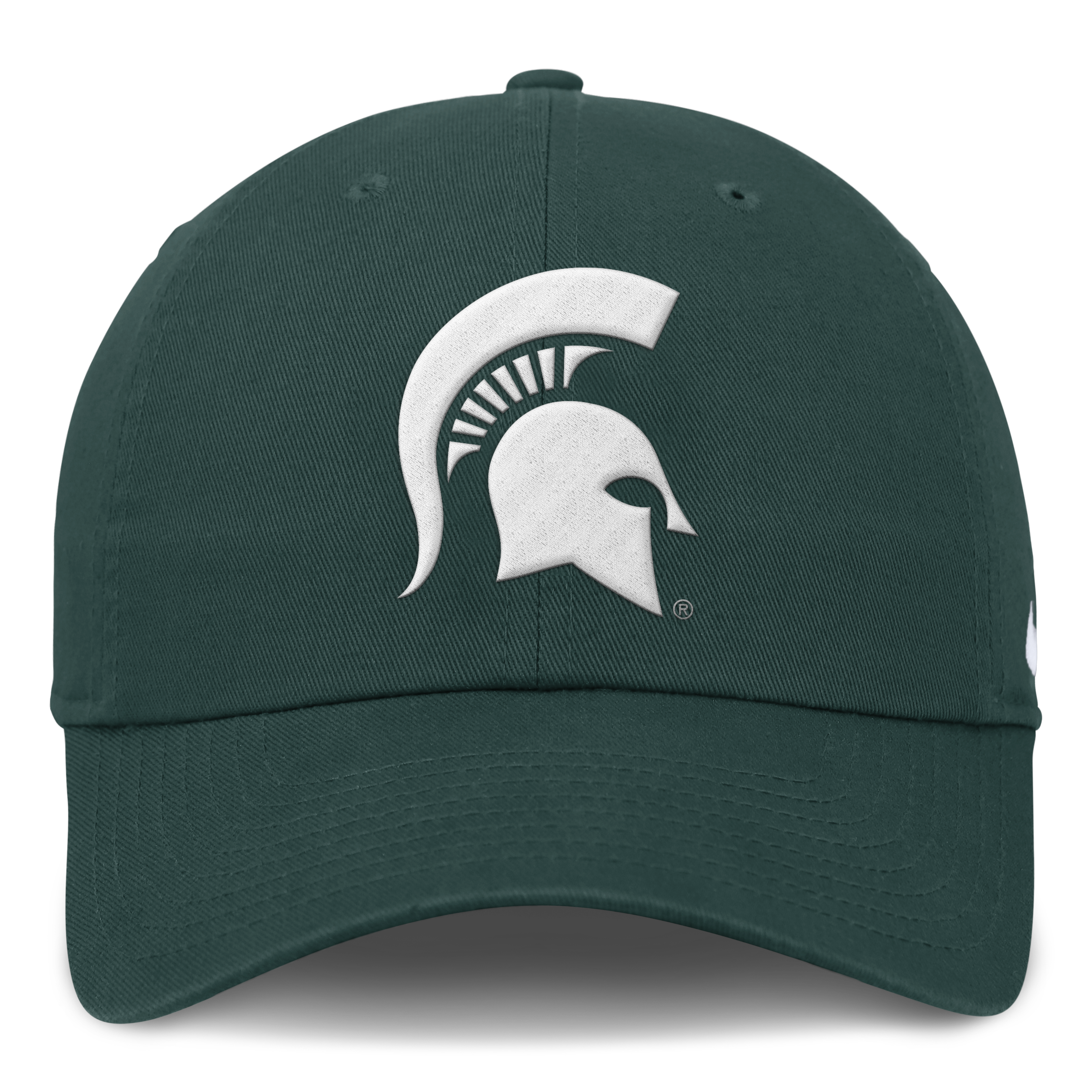 Casquette ajustable Nike verte Michigan State Spartans Club Dri-FIT pour homme