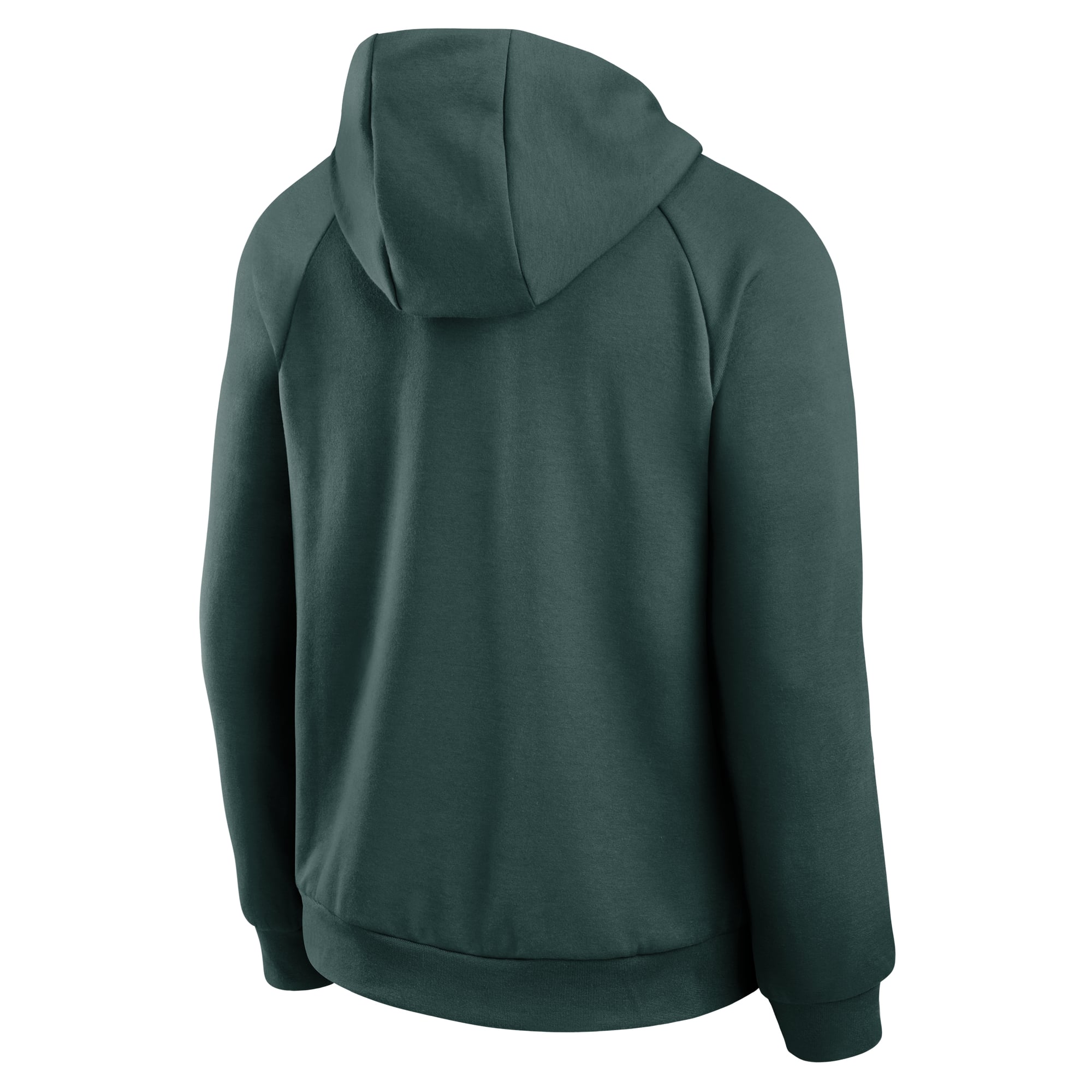 Men's Nike  Green Michigan State Spartans Courtside Practice Dri-FIT Raglan Fleece Hoodie