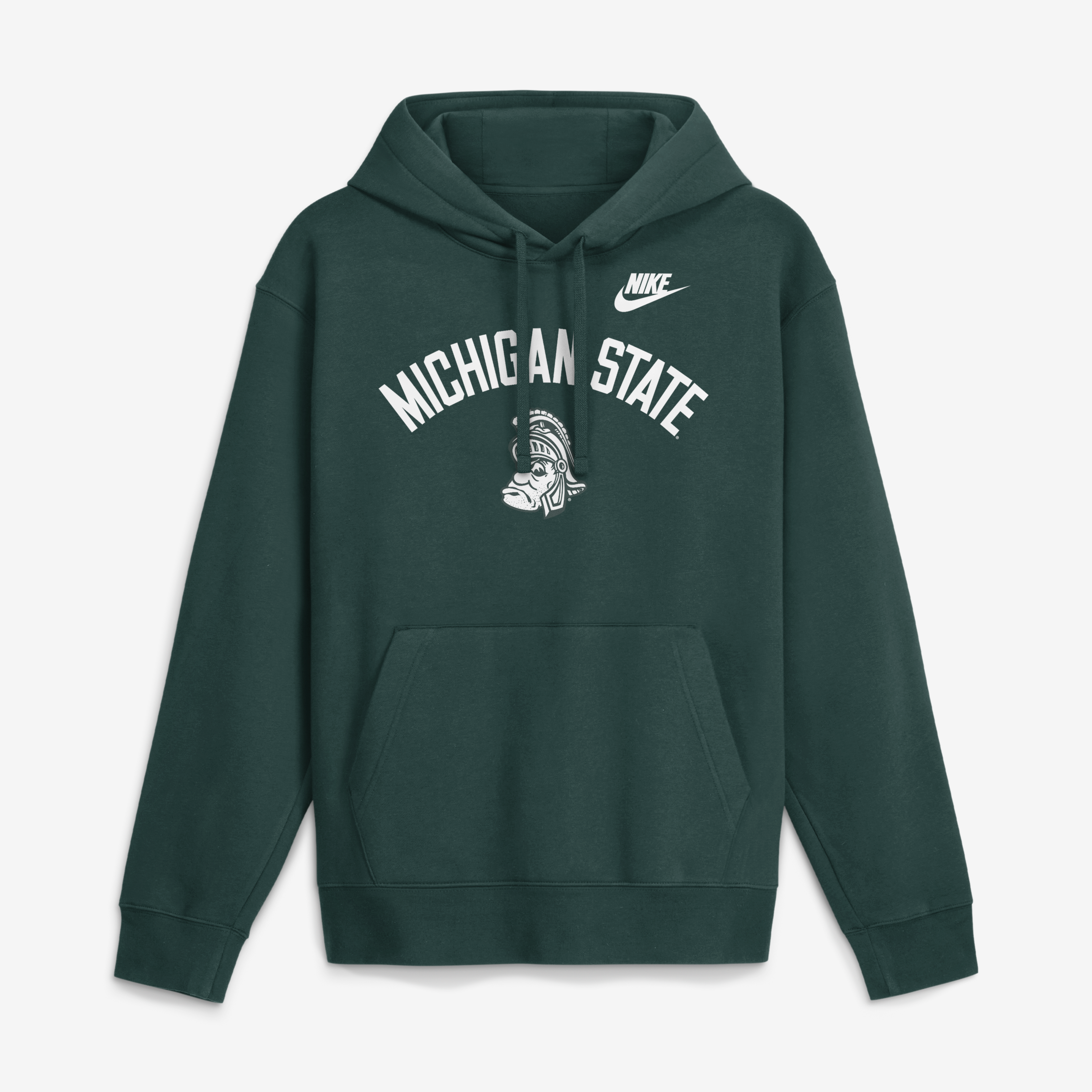 Men's Nike Green Michigan State Spartans Legacy Arch Club Hoodie