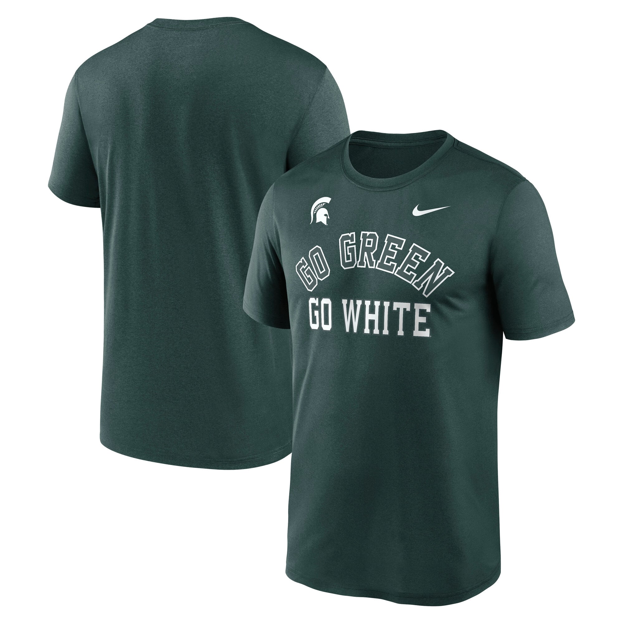 Men's Nike Green Michigan State Spartans Primetime Arch Mantra Legend Dri-FIT T-Shirt