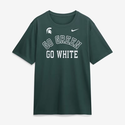  Michigan State Spartans Nike Primetime Arch Mantra Legend Dri-FIT T-Shirt - Green
